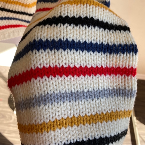 Winter Must Have:Rainbow Striped Oversized Sweater - Picture 12 of 16